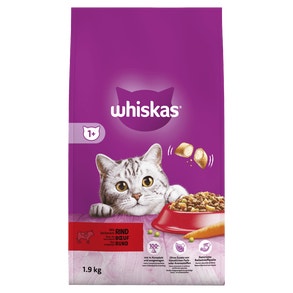 Whiskas Adult Kattenbrokken Rund - Zak 1,9 Kg