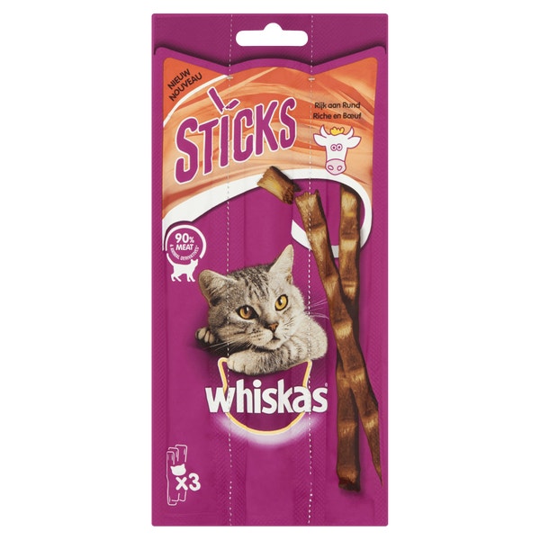 Whiskas Sticks Rund - 3 Stuks