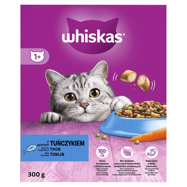 Whiskas Adult Kattenbrokken Tonijn - Doos 300 g