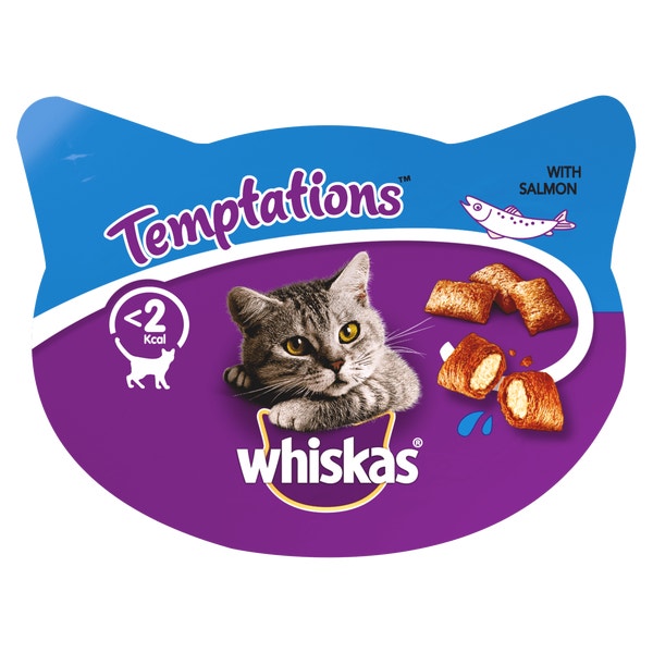Whiskas Temptations Zalm - 60 g